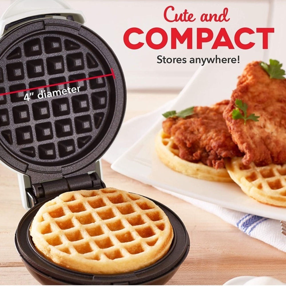 Dash Mini Waffle Maker- Rainbow NIB - Picture 4 of 6